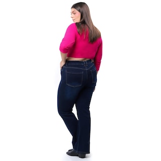 Foto 2 | Foto 2 | Jeans Bootcut Con Strech Tallas Extras, 3729 (azul Oscuro) Azul Oscuro