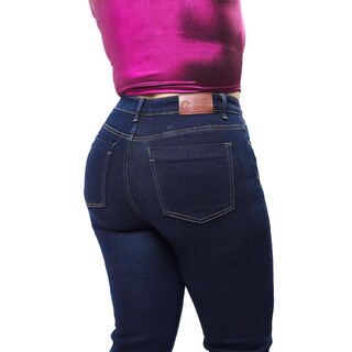 Foto 2 | Foto 2 | Jeans Recto Con Strech Roman Fashion, 3720 (azul Oscuro) Azul Oscuro