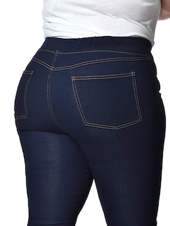 Foto 4 | Foto 4 | Pantalón Britos Jeans Curvy Skinny Azul 022606 para Mujer