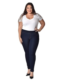 Foto 5 | Foto 5 | Pantalón Britos Jeans Curvy Skinny Azul 022606 para Mujer