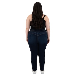 Foto 6 | Foto 6 | Pantalón Britos Jeans Mujer Curvy Skinny Azul 501645