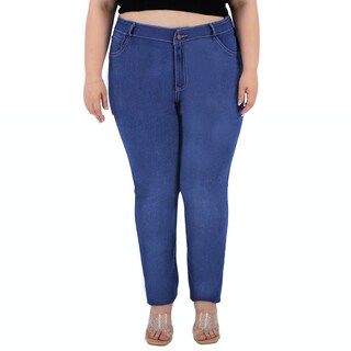 Foto 1 | Foto 1 | Pantalón Skinny Britos Jeans Mujer Curvy Mezclilla 501667