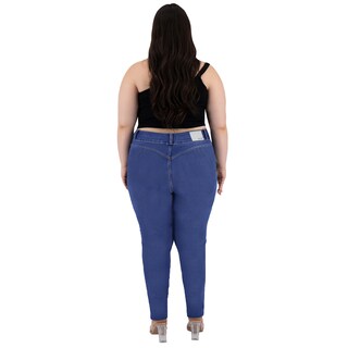 Foto 4 | Foto 4 | Pantalón Skinny Britos Jeans Mujer Curvy Mezclilla 501667