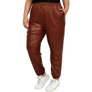 Foto 2 | Foto 2 | Jogger Roman Fashion Tallas Extras 9840 color Marrón