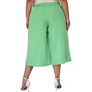 Foto 4 | Foto 4 | Capri de Pierna Ancha Roman Fashion 7172 color Verde