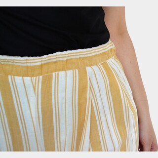 Foto 4 | Foto 4 | Pantalón Pierna Amplia ROMAN FASHION 7164 color Amarillo en Talla Extra
