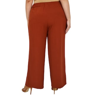 Foto 3 | Foto 3 | Pantalón Pierna Amplia Roman Fashion/tallas Extras, 1982 (chedron)