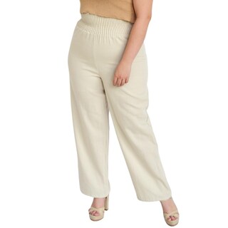 Foto 5 | Foto 5 | Conjunto De Lino Roman Fashion/ Tallas Extras, 4312 (beige) Beige