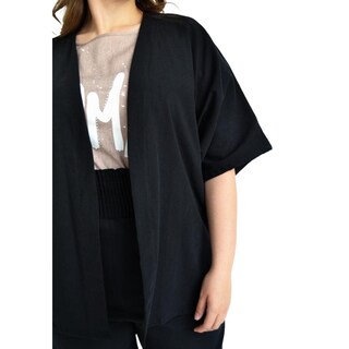 Foto 4 | Foto 4 | Conjunto De Lino Roman Fashion/ Tallas Extras, 4312 (negro) Negro