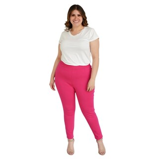 Foto 5 | Foto 5 | Pantalón tipo Legging Roman Fashion color Rosa para Mujer