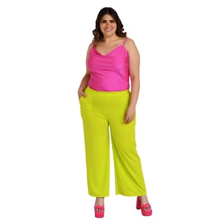 Foto 5 | Foto 5 | Pantalón Pierna Amplia Roman Fashion color Verde para Mujer