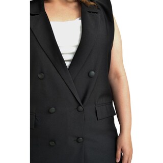 Foto 4 | Foto 4 | Conjunto de Vestir Roman Fashion Tallas Extras 1030 color Negro
