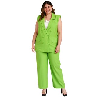 Foto 5 | Foto 5 | Conjunto de Vestir Roman Fashion Tallas Extras 1030 color Verde