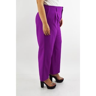 Foto 2 | Foto 2 | Pantalón de Vestir Roman Fashion Violeta para Mujer
