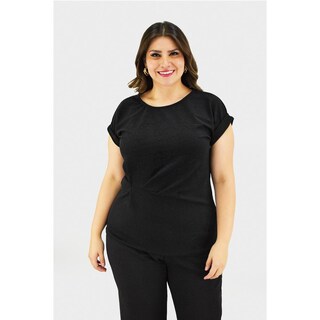 Foto 5 | Foto 5 | Conjunto con Pantalón Roman Fashion Negro para Mujer