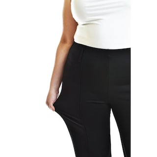 Foto 4 | Foto 4 | Pantalón Punto Roma Roman Fashion Negro Tallas Extras para Mujer