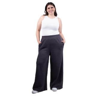 Foto 5 | Foto 5 | Pants De Pierna Ancha Roman Fashion /tallas Extras, 38838 (gris) Gris