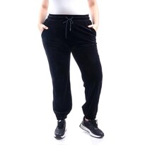 Pantalon Jogger De Terciopelo Roman Fashion /tallas Extras, 7127 (negro) Negro