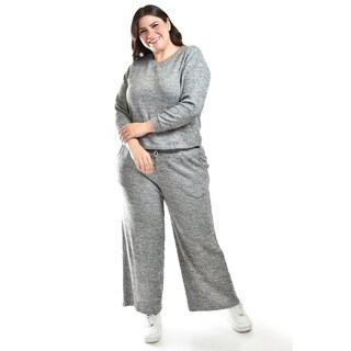 Foto 1 | Foto 1 | Conjunto de Pants Roman Fashion Gris 2 Piezas