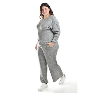 Foto 2 | Foto 2 | Conjunto de Pants Roman Fashion Gris 2 Piezas