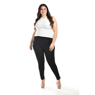 Foto 1 | Foto 1 | Pantalon Con Strech Roman Fashion / Tallas Extras, 030 (negro) Negro