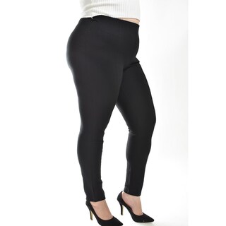 Foto 3 | Foto 3 | Pantalon Con Strech Roman Fashion / Tallas Extras, 030 (negro) Negro
