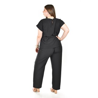 Foto 3 | Foto 3 | Set De Tela Ligera Roman Fahion / Tallas Extras, 4354 (negro) Negro