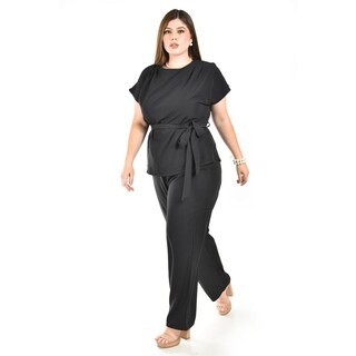 Foto 2 | Foto 2 | Set De Tela Ligera Roman Fahion / Tallas Extras, 4354 (negro) Negro
