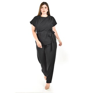 Foto 4 | Foto 4 | Set De Tela Ligera Roman Fahion / Tallas Extras, 4354 (negro) Negro