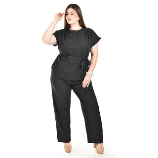 Foto 5 | Foto 5 | Set De Tela Ligera Roman Fahion / Tallas Extras, 4354 (negro) Negro