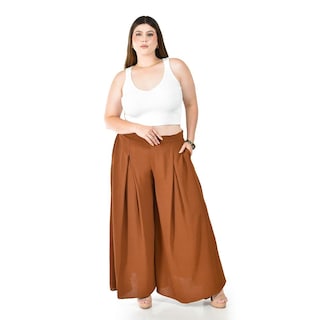 Foto 5 | Foto 5 | Pantalón Tipo Palazzo Roman Fashion Café