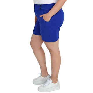 Foto 2 | Foto 2 | Short Casual Roman Fashion Tallas Extras 7033 color Azul
