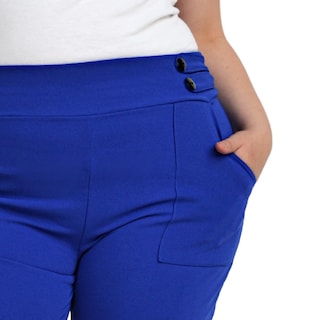 Foto 4 | Foto 4 | Short Casual Roman Fashion Tallas Extras 7033 color Azul