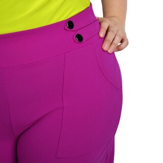 Foto 4 | Foto 4 | Short Casual Roman Fashion Tallas Extras 7033 color Rosa
