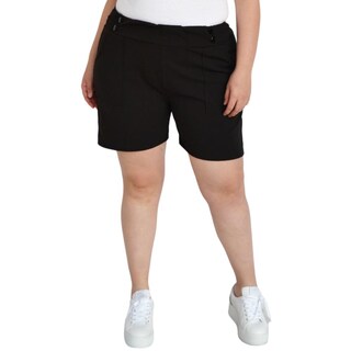 Foto 1 | Foto 1 | Short Casual Roman Fashion Tallas Extras 7033 color Negro