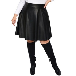 Foto 1 | Foto 1 | Falda Roman Fashion Tallas Extras 9508 Negro