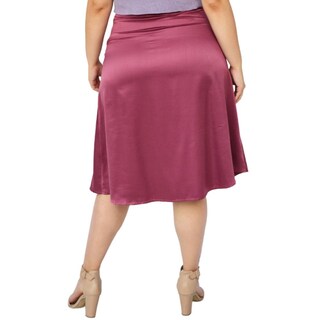 Foto 3 | Foto 3 | Falda Midi Juvenil Roman Fashion color Rosa
