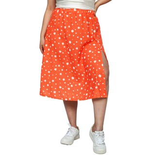 Foto 1 | Foto 1 | Falda Midi Roman Fashion 7040 color Naranja