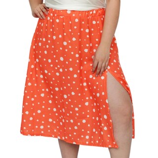Foto 4 | Foto 4 | Falda Midi Roman Fashion 7040 color Naranja