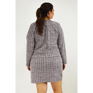 Foto 3 | Foto 3 | Set Tipo Chanel Roman Fashion Vino Tallas Extras para Mujer