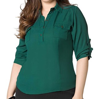 Foto 1 | Foto 1 | Felker Ropa Para Mujer Tallas Extras Verde