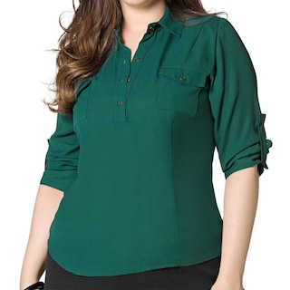 Foto 1 | Foto 1 | Felker Ropa Para Mujer Tallas Extras Verde