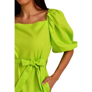 Foto 4 | Foto 4 | Vestido con Escote Cuadrado Roman Fashion V-ST-1045 color Lima