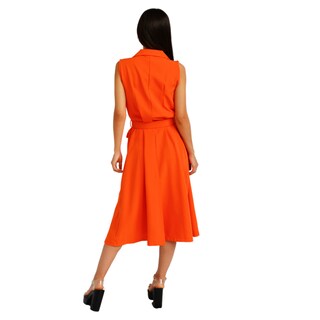 Foto 3 | Foto 3 | Vestido Roman Fashion V-MIC-2156 color Naranja