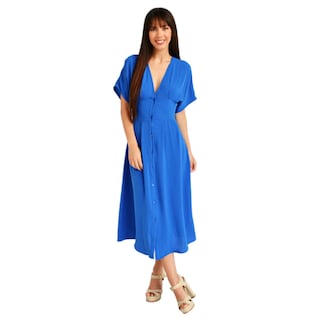 Foto 1 | Foto 1 | Vestido Roman Fashion color Azul para Mujer