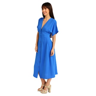 Foto 2 | Foto 2 | Vestido Roman Fashion color Azul para Mujer