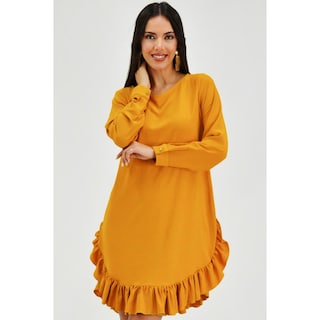 Foto 1 | Foto 1 | Vestido Roman Fashion color Marrón para Mujer