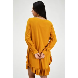 Foto 3 | Foto 3 | Vestido Roman Fashion color Marrón para Mujer