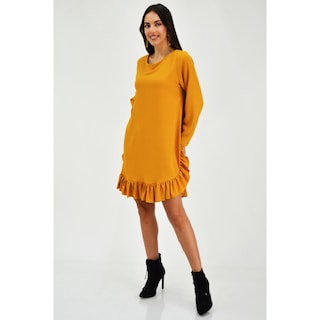 Foto 6 | Foto 6 | Vestido Roman Fashion color Marrón para Mujer