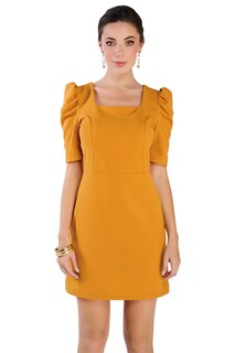 Foto 1 | Foto 1 | Vestido Devendi color Mostaza para Mujer